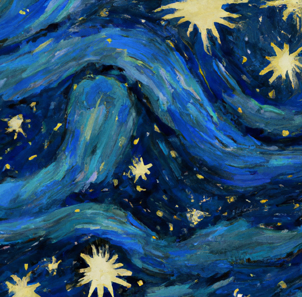 Starry Night Mosaic 