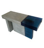 Contemporary Industrial Concrete and Acrylic Coffee Table