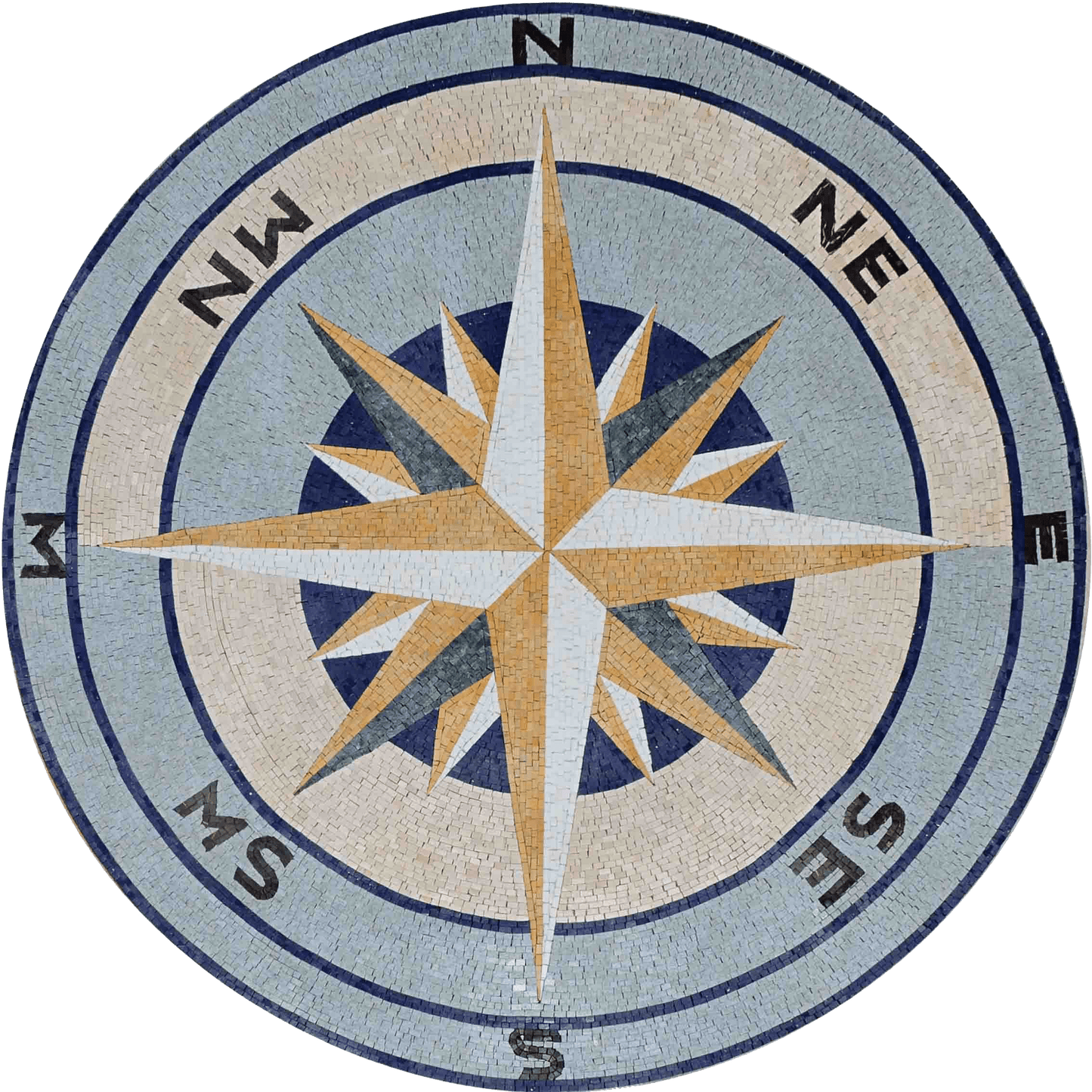 Custom AR Product - Orbit - Mosaic Medallion Compass