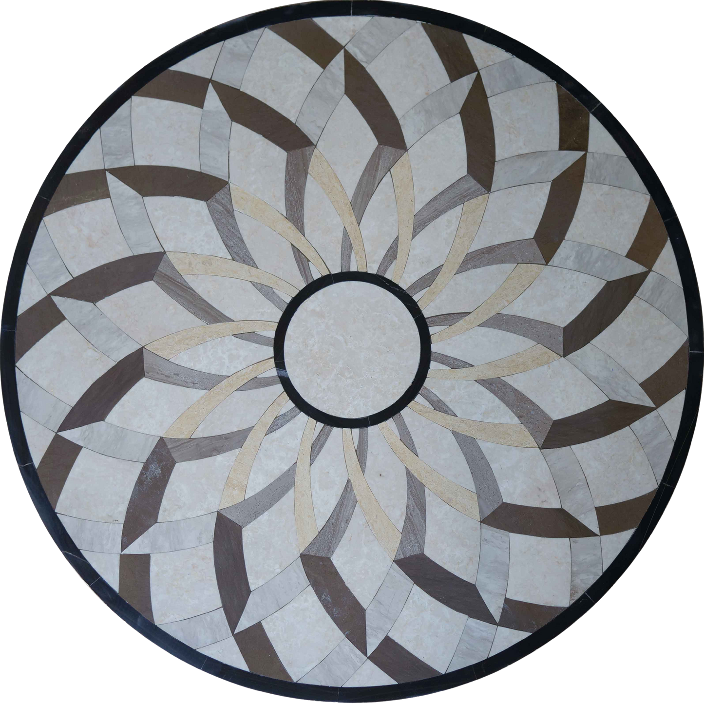 Mosaic Flower Design - Mosaic Medallion