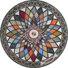 Mosaic Medallion - Multicolor Marble Art