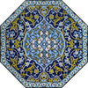 Mosaic Wall Art - Octagon Geometric Design