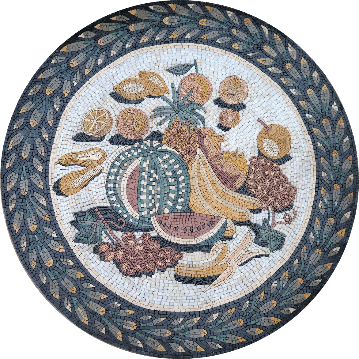 Pietradura- Fruit Mosaic Medallion