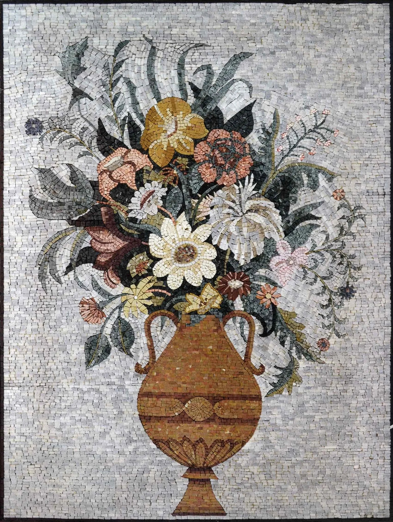 Mosaic Artwork - Bouquet of Beauty