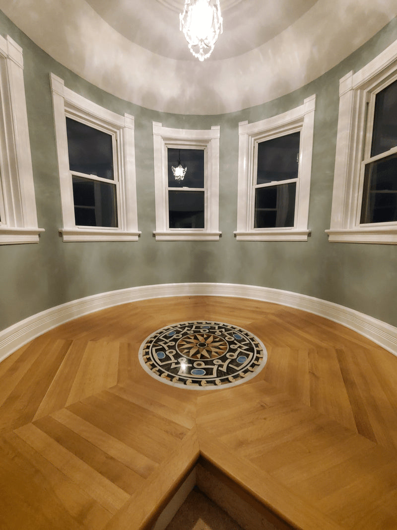 Galileo Waterjet Marble Mosaic Artwork