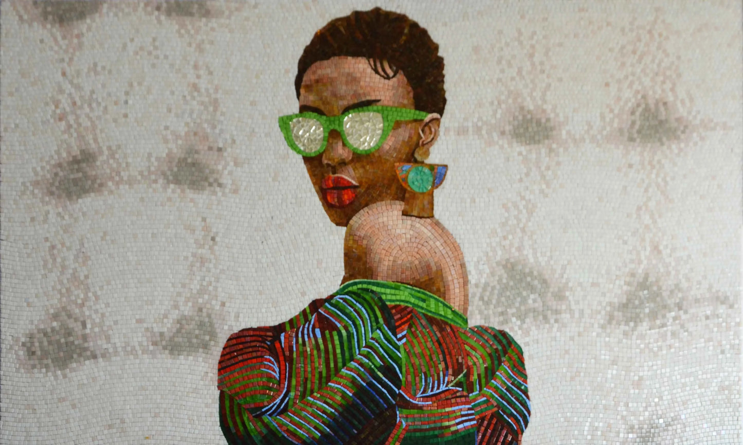 脌 la mode - Mosaic Portrait