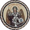 Archangel Saint Michael Mosaic Icon