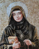 Saint Rafqa Maronite Religious Marble Mosaic Icon