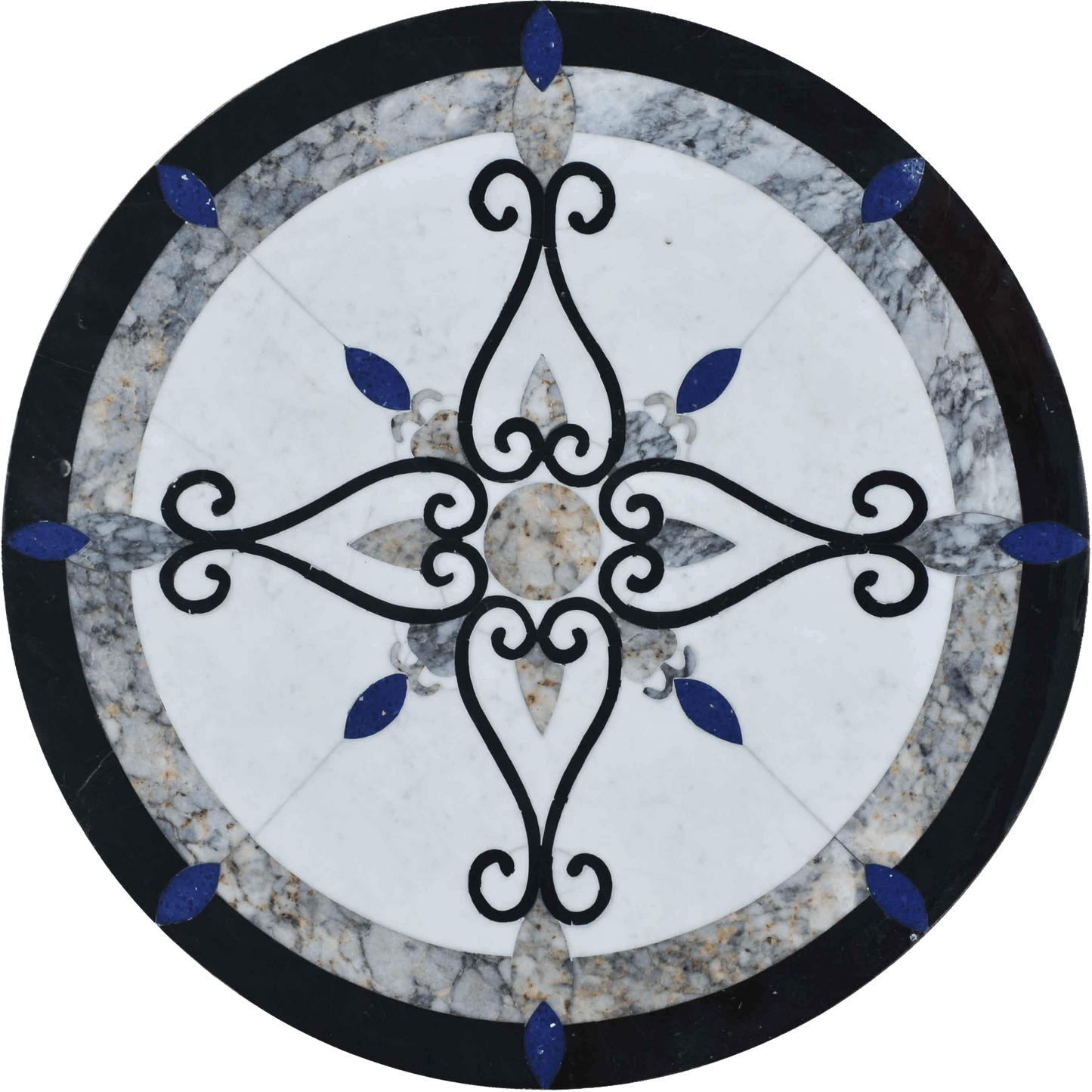 Amrin - Waterjet Mosaic Medallion