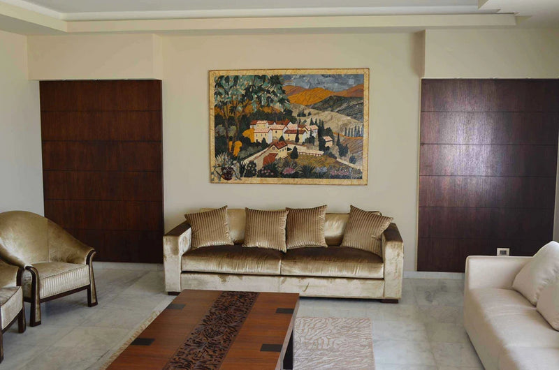 Pietra Dura Marvelous Natural View Mosaic