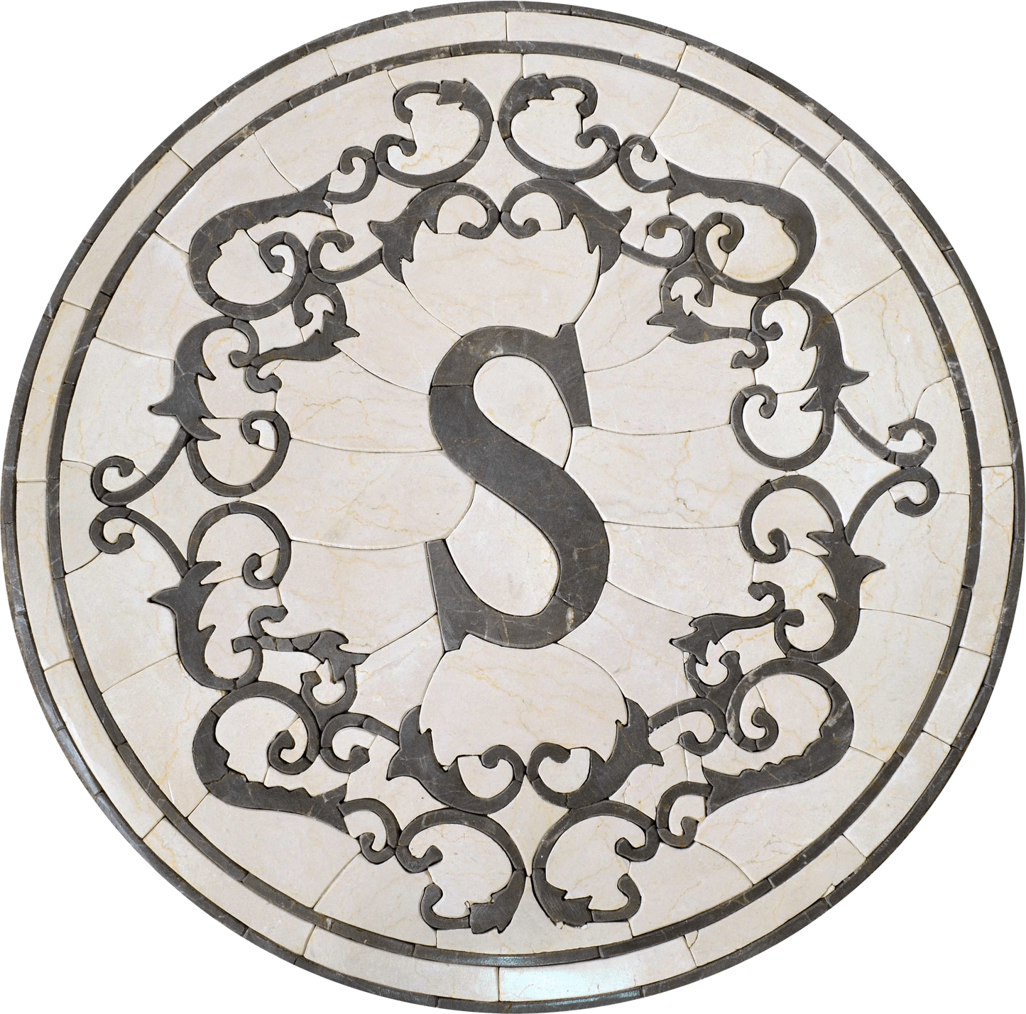 Custom Stone Medallion Mosaic