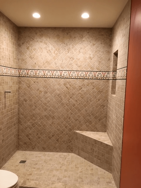 Pastel Succulent Floral Mosaic Border