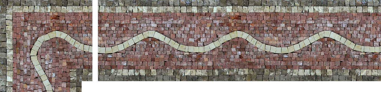 Botanical Waves Mosaic Art Corner