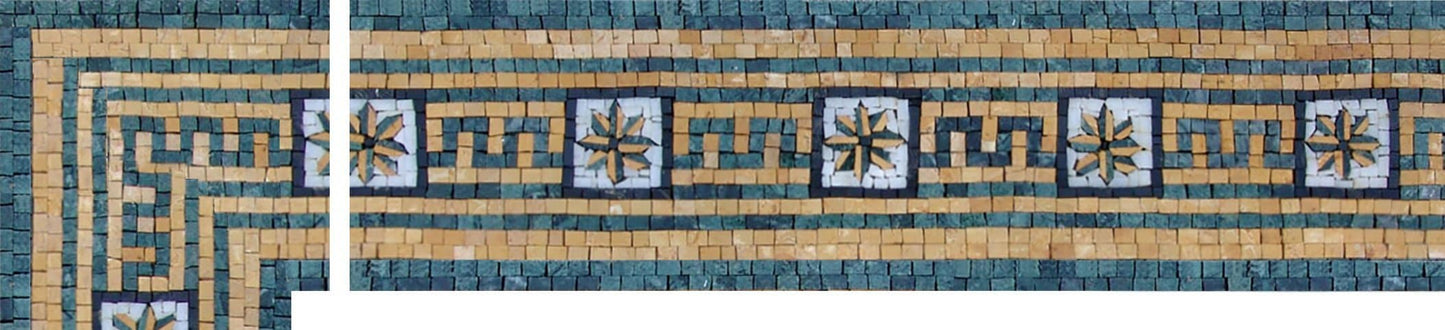 Flower Lines - Floral Mosaic Corner