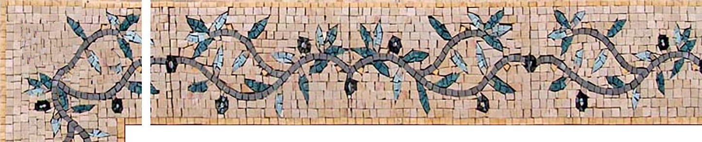 Olive Twigs Corner Mosaic Art