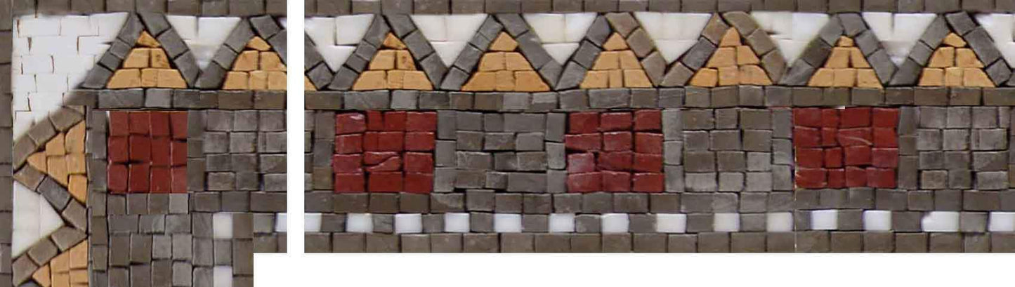 Bricks - Corner Mosaic Artwork