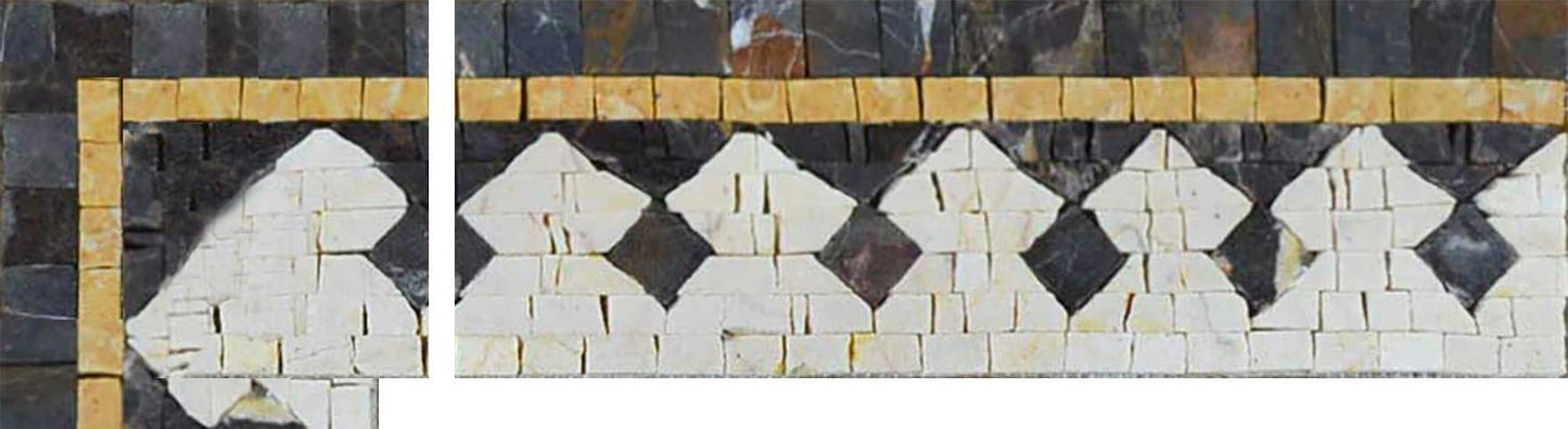 Castle Pattern - Corner Mosaic Artwork