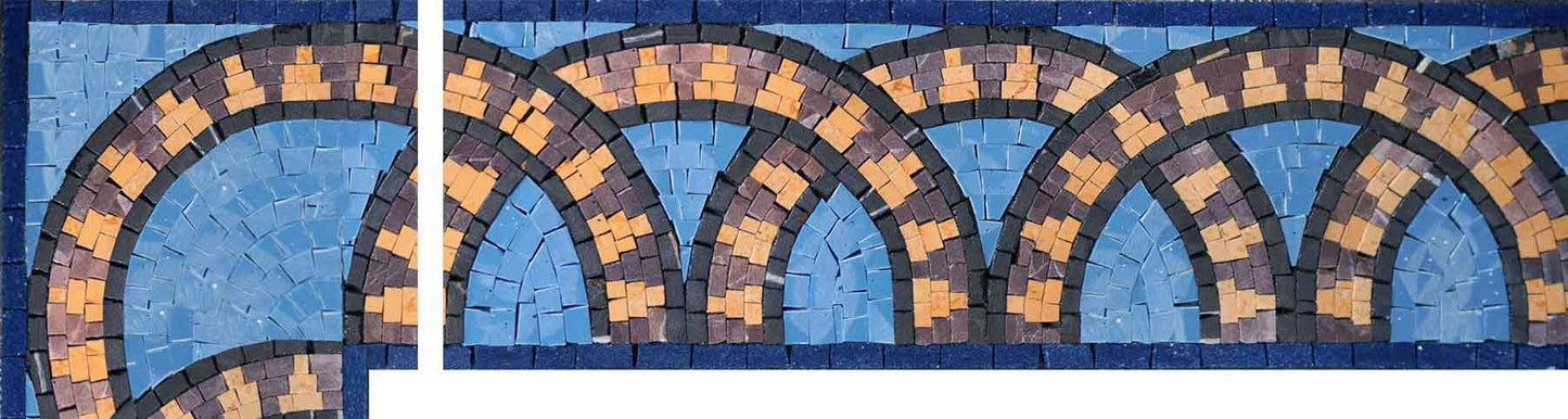 Arches Corner Mosaic Art Design