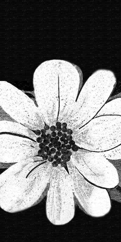 Mosaic Wall Art - Black and White Mozaico