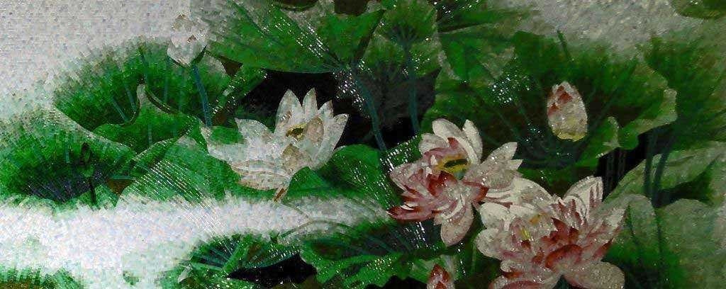 Mosaic Wall Art - River Rose Mozaico