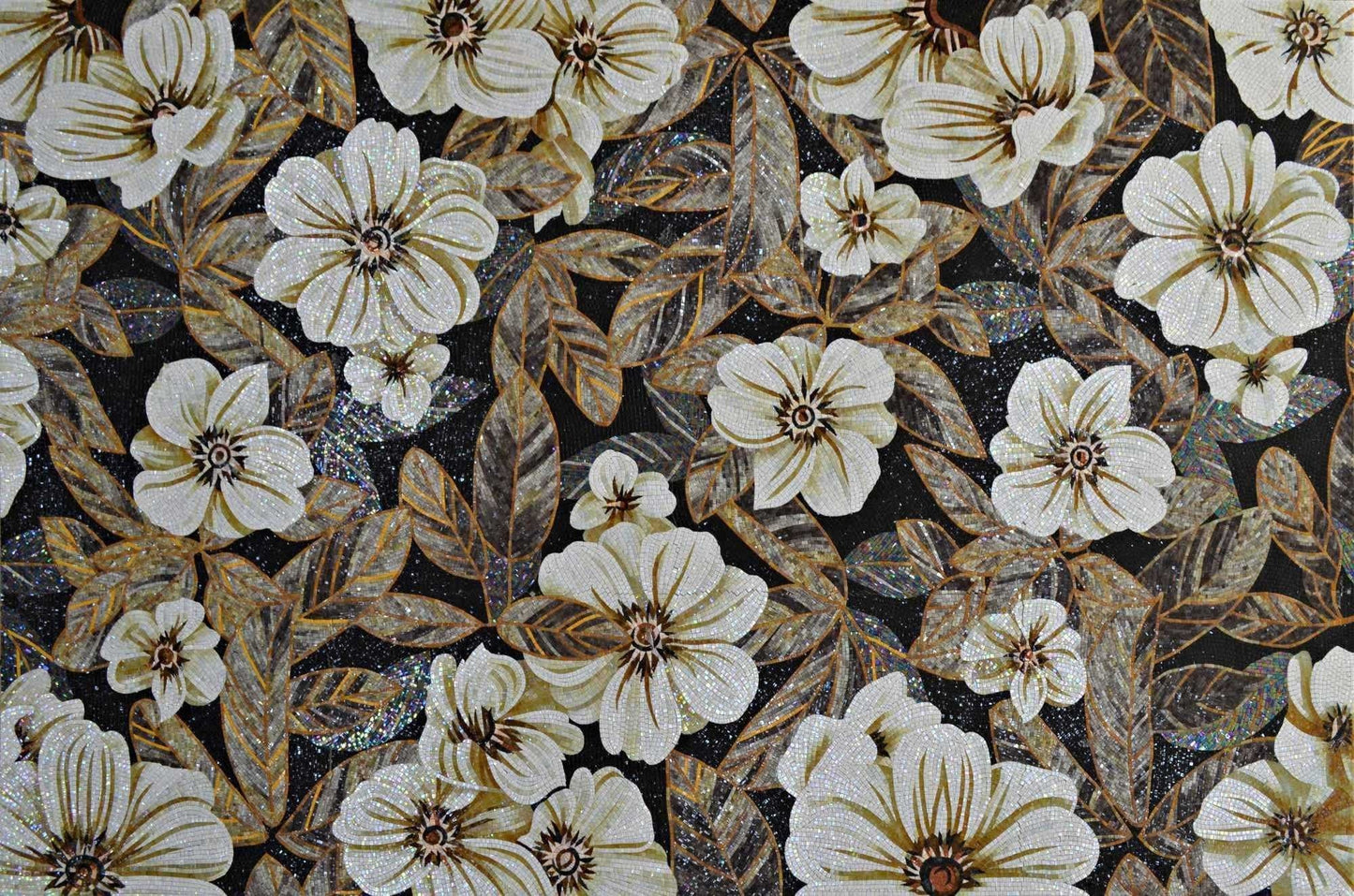 Mosaic Wall Art - Anemone Pattern Mozaico