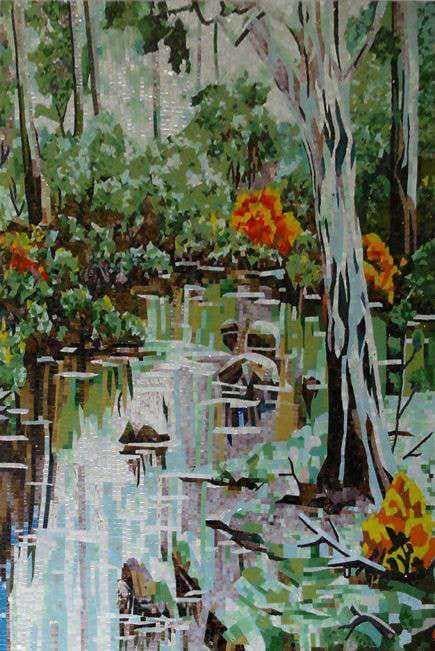 Mosaic Art - Luncheon on the Grass Mozaico