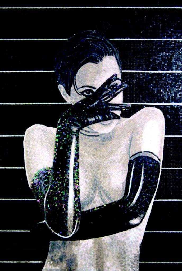 Mosaic - Burlesque Rose de Noir Mozaico