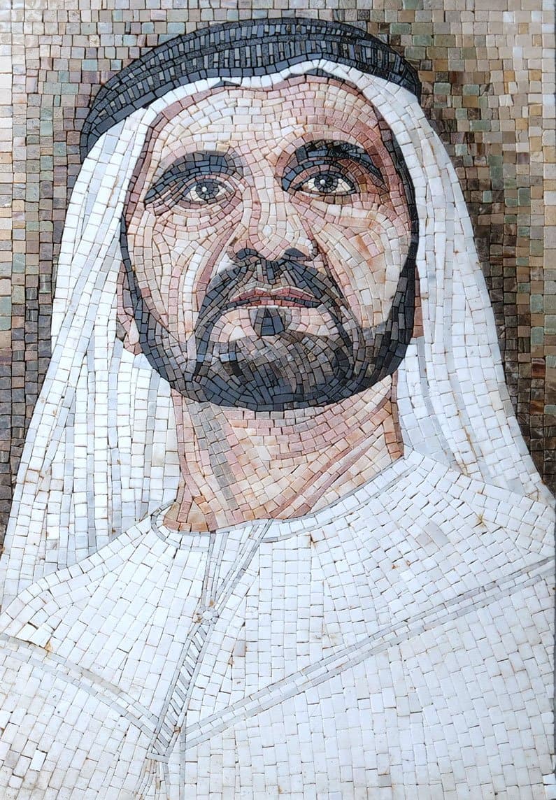 Prince of UAE Custom Made Marble Mosaic