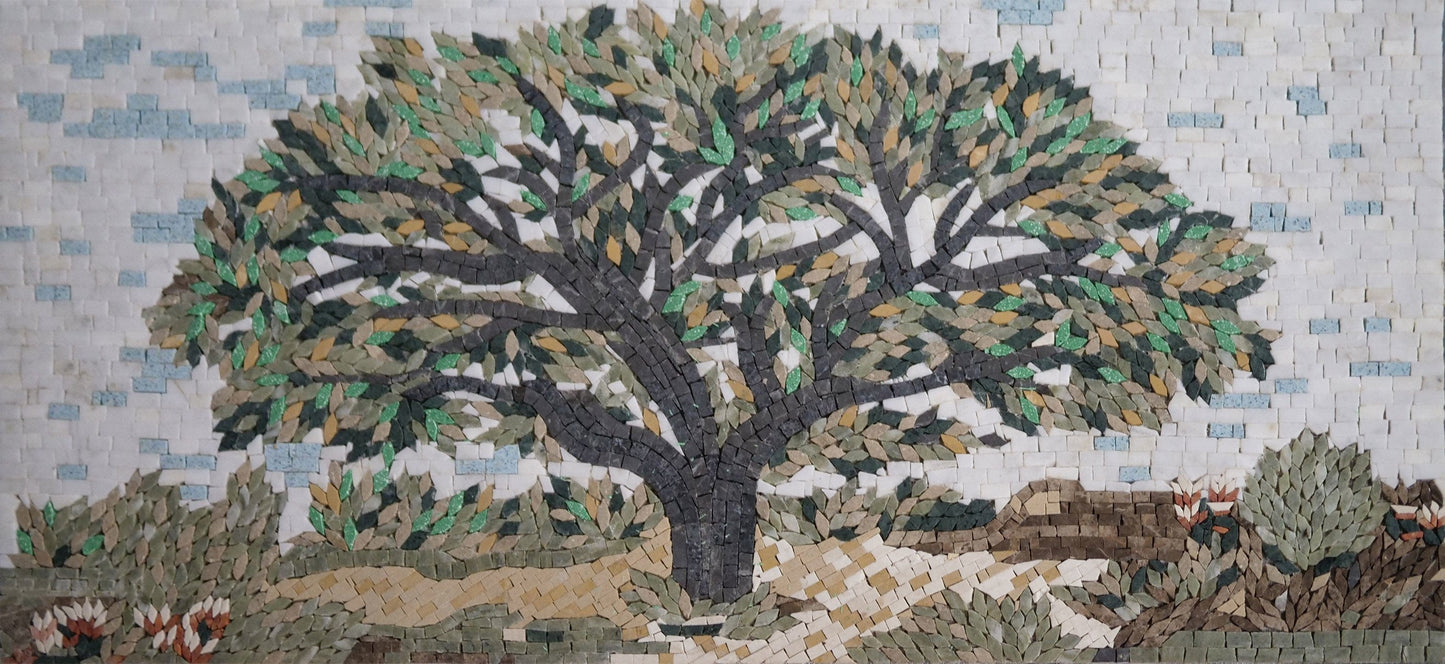 Giant Tree - Mosaic Art For Sale