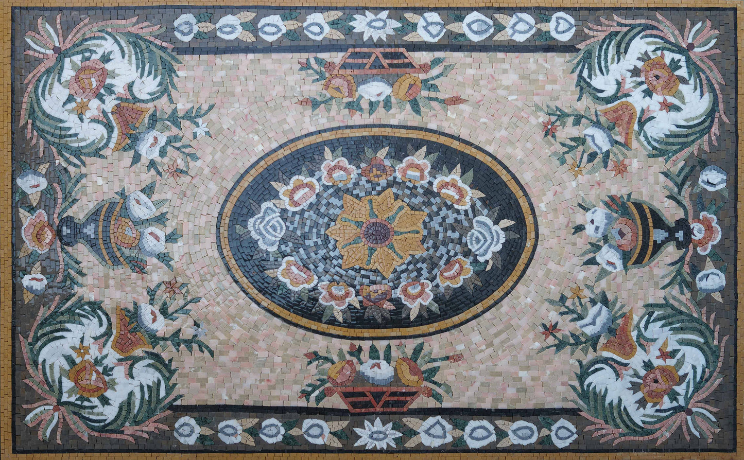 Floral Mosaic Rugs