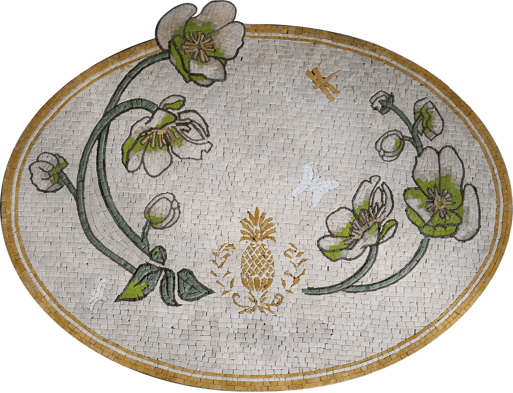 Floral Haven - Mosaic Artwork