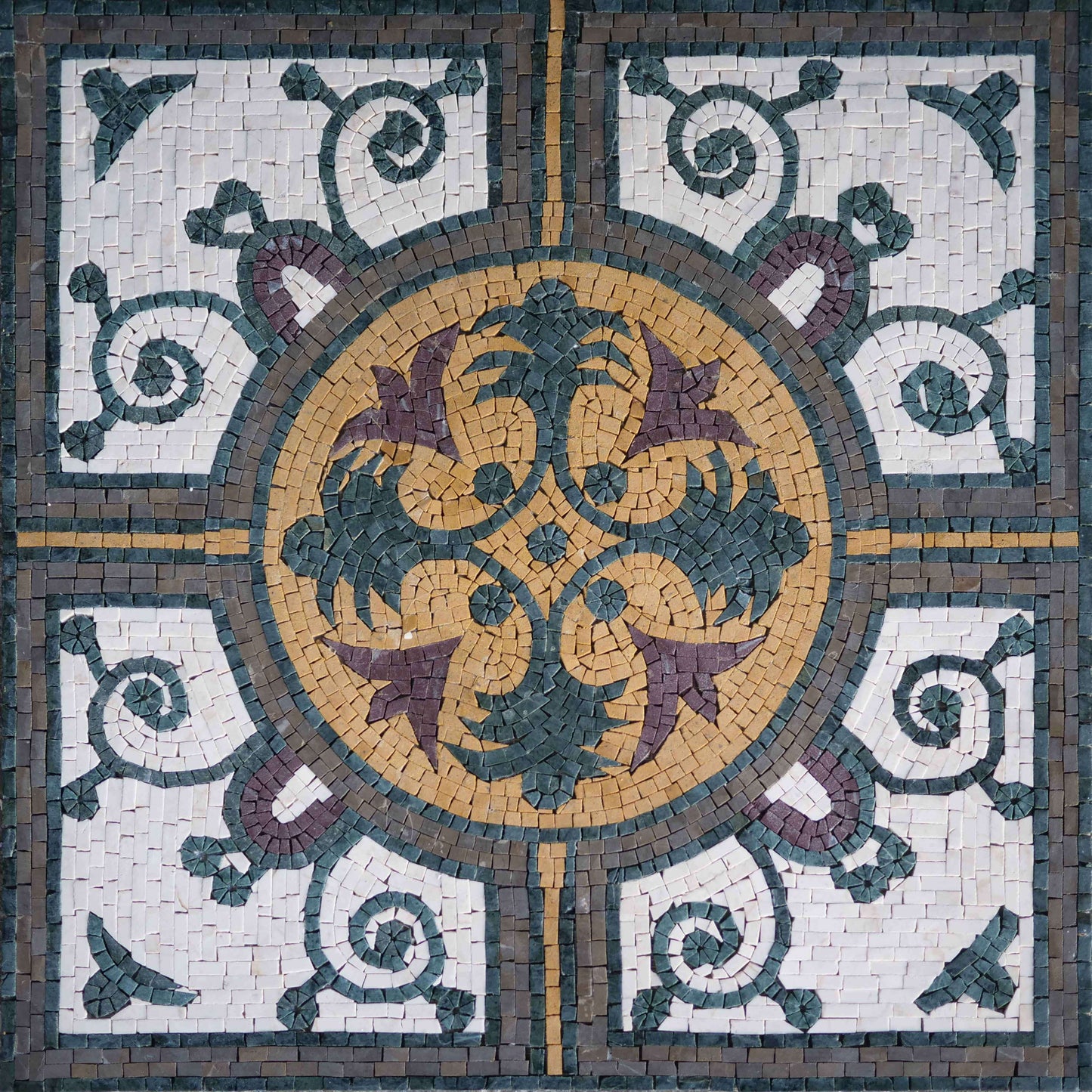 Marble Flower Mosaic - Vinia