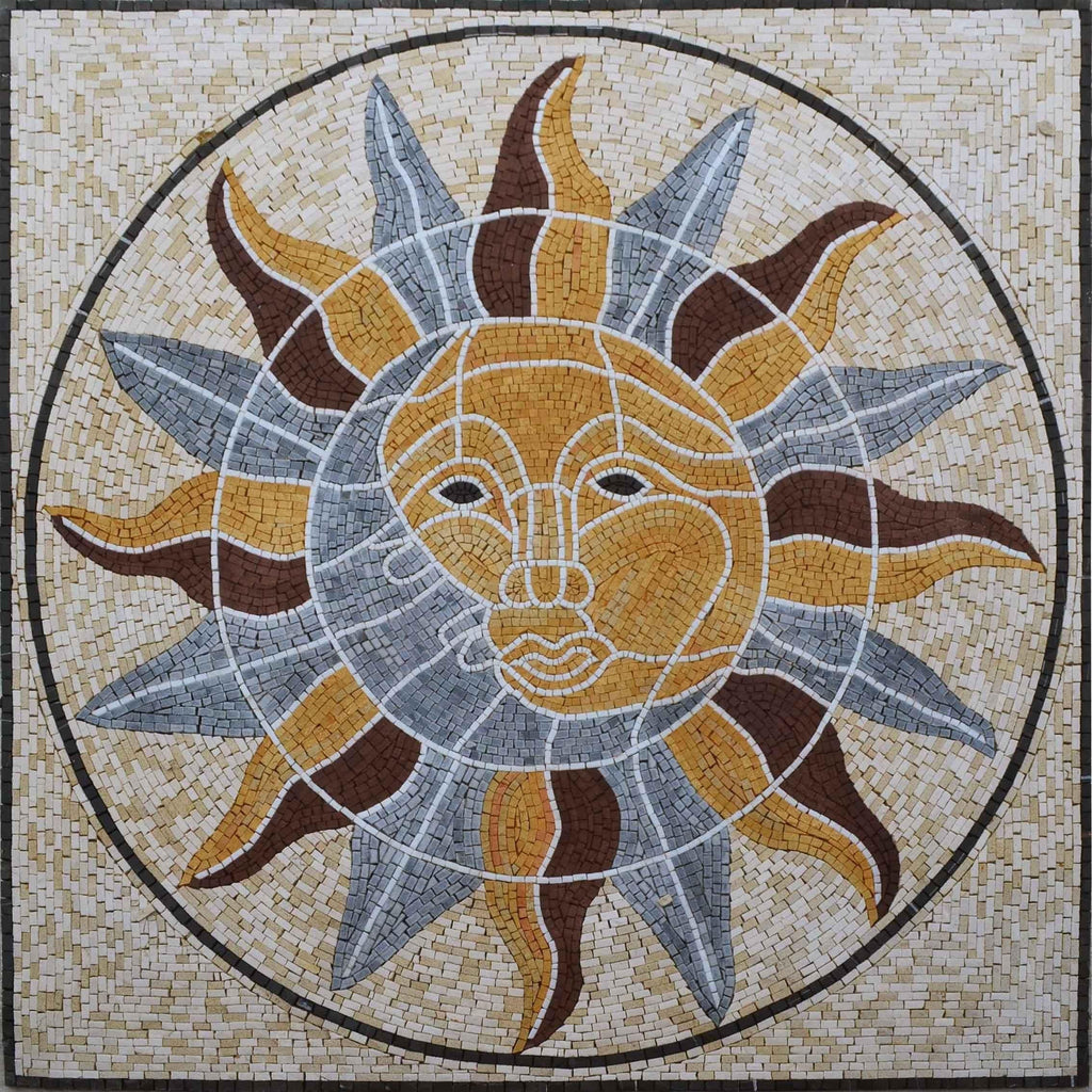 Galata Sunshine - Sun Mosaic Art | Mozaico