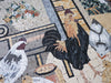 Pollo e Gallo Mosaic Artwork