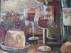 Food Mosaic Art - Wine & Cheese Night
