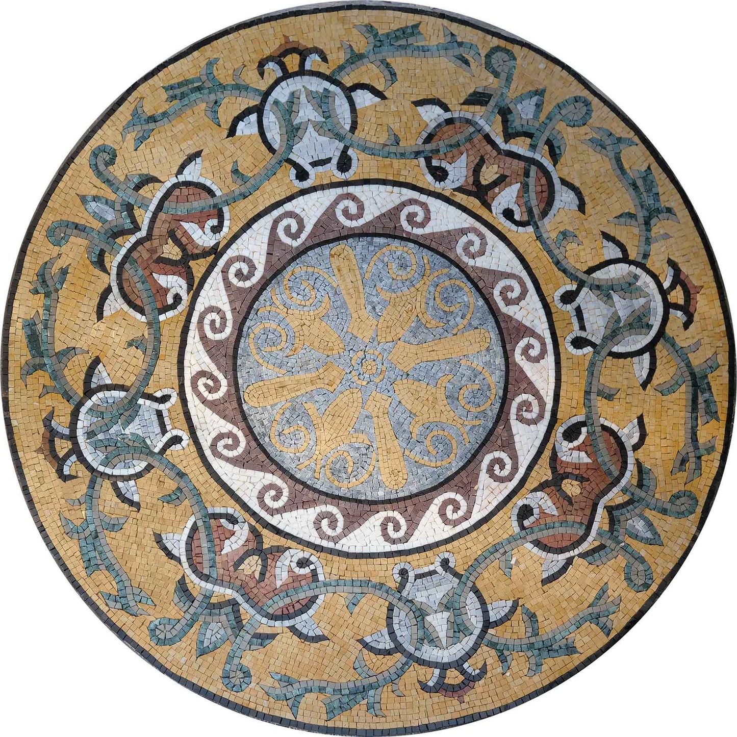 Stone Mosaic Rondure - Cadence