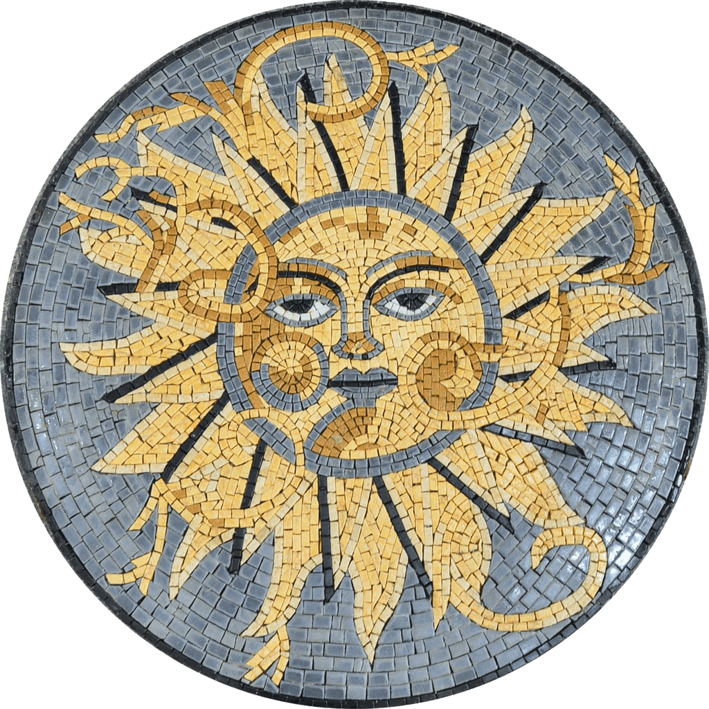 Sky Surya - Sun Mosaic Medallion