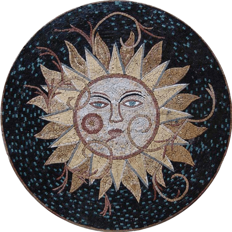 Sama - Sun Mosaic Medallion