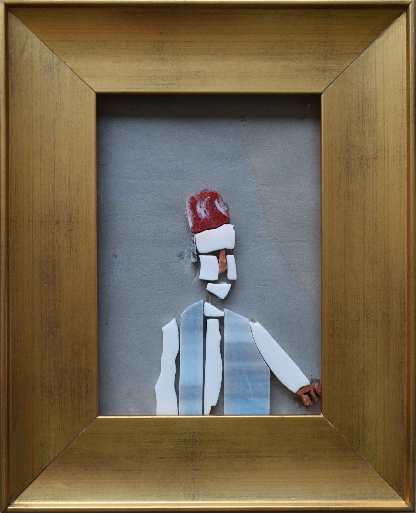 Arab Trader Abstract Mosaic Artwork