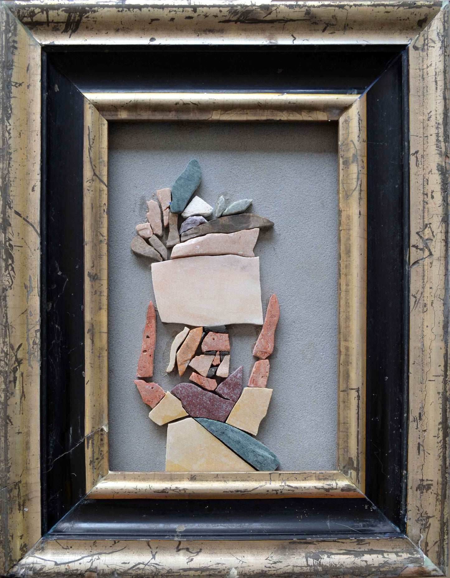 Arab Grocer Abstract Mosaic Art