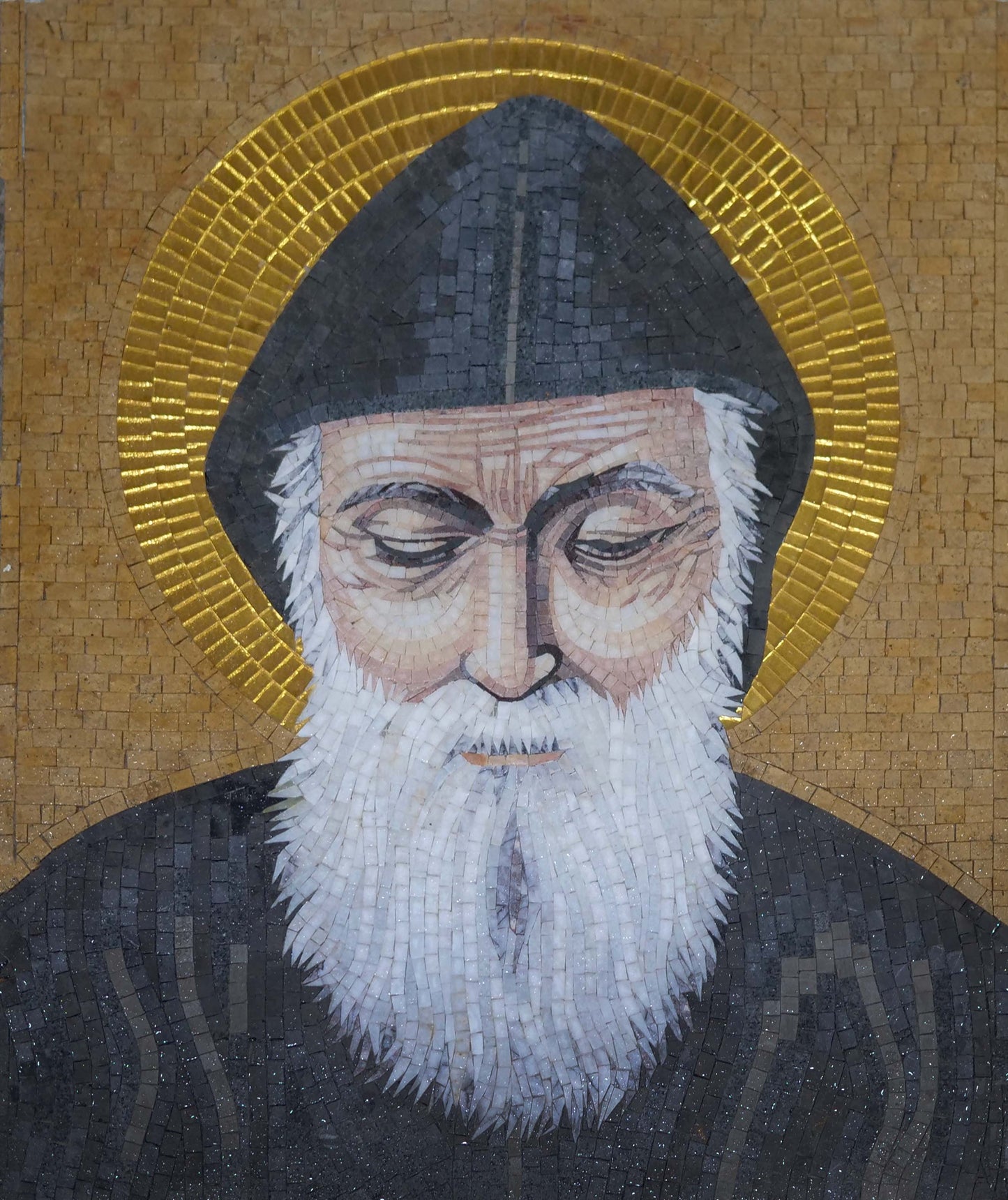 Saint Charbel Mosaic Icon