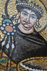 Justinian Mosaic Portrait - Byzantine Empire