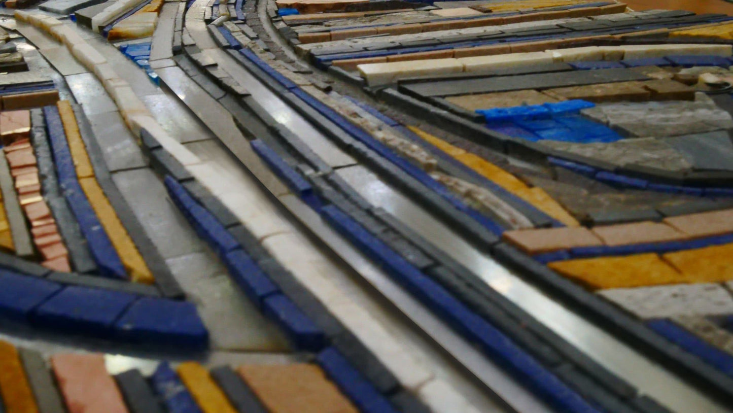 Highway Junction - Abstract Mosaic Design