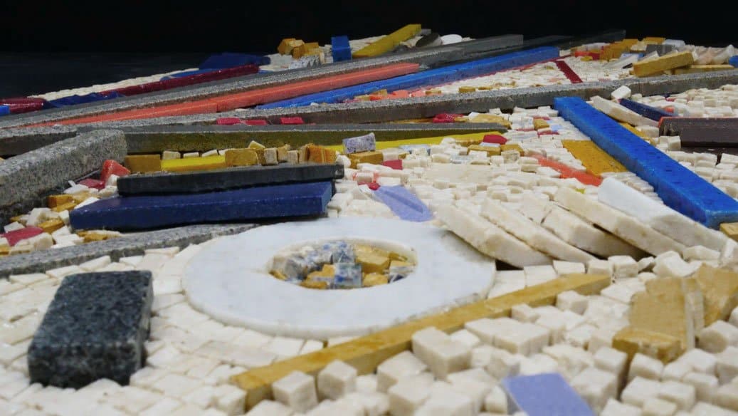 Unfolding Chaos - Abstract Mosaic Design