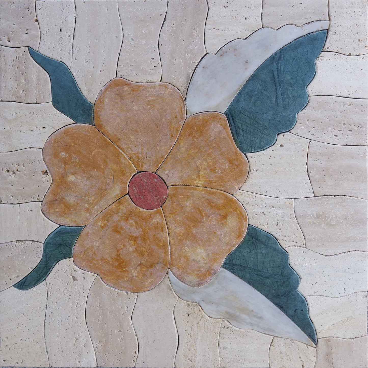 Mosaic Artwork - Lone Bloom