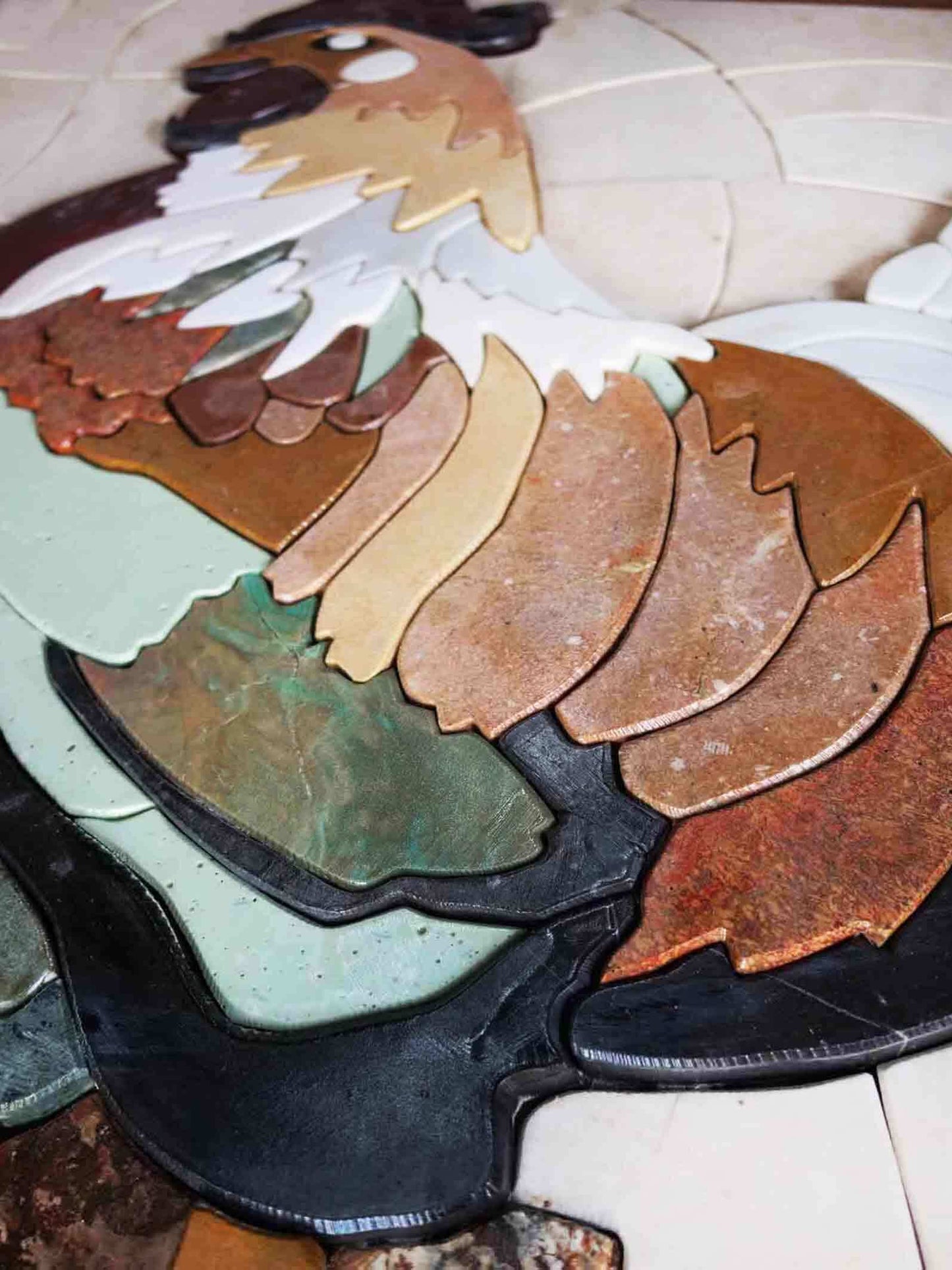 Morning Rooster - Animal Mosaic