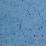 Quartz Mosaic Sheet - Blue Aqua