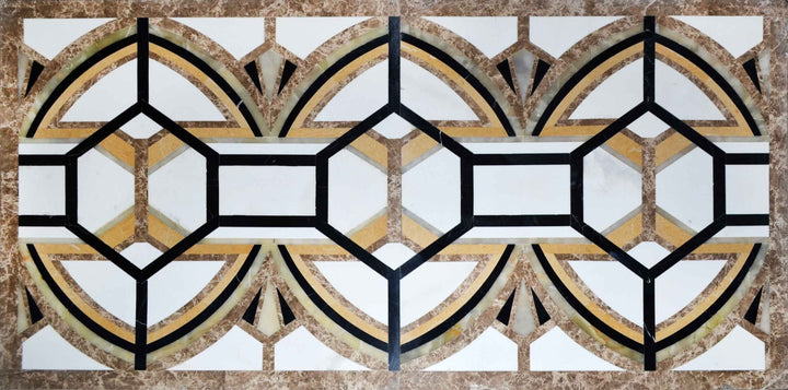 Genetta - Waterjet Marble Mosaic Art | Patterns | Mozaico