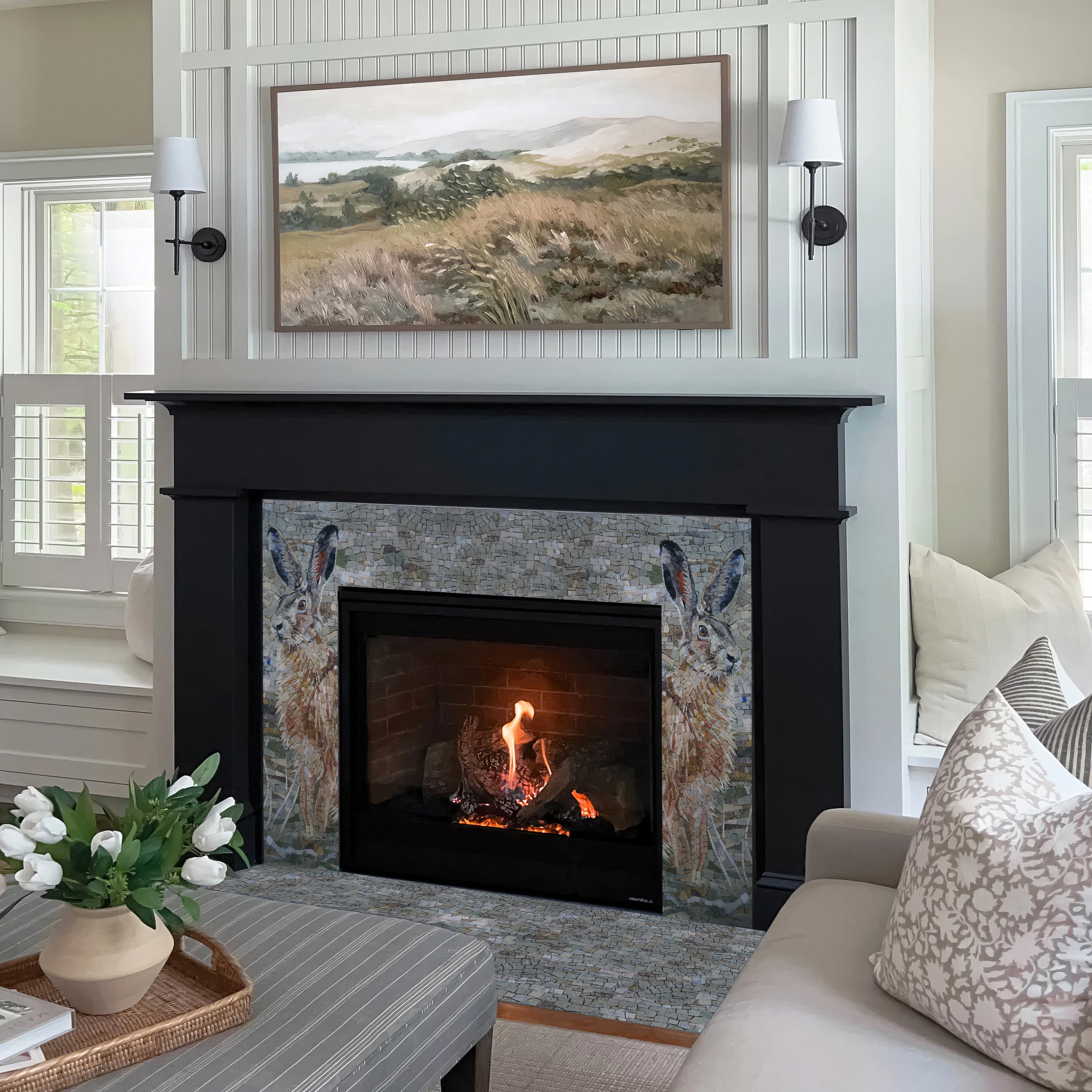 Get Ready for Fall with Custom Mosaic Art for Fireplaces – Mozaico