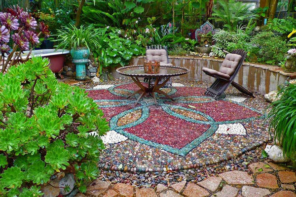 mosaic garden design